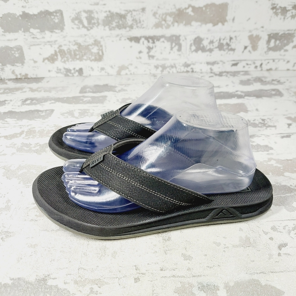 New Reef Element Tqt Black Summer Flip Flops M561